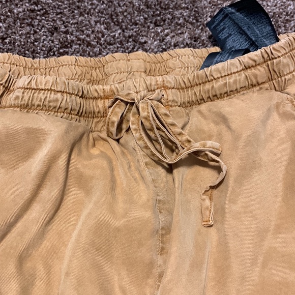 Khaki Flexible Cargo Pants with 4 Pockets - Picture 5 of 5